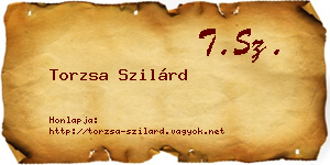 Torzsa Szilárd névjegykártya